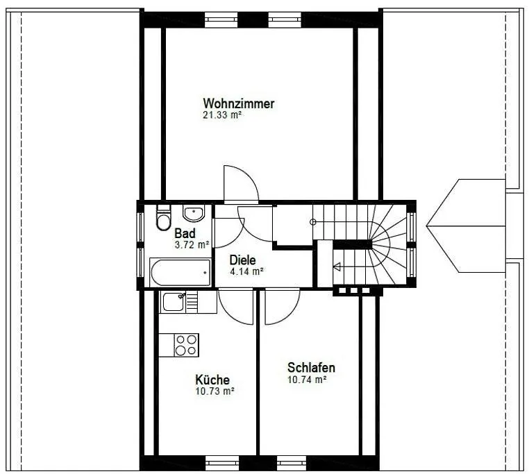 Ruhige 3 Zimmer Wohnung Gut Angebunden Düsseldorf Németország